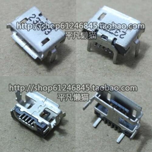 Free shipping for new for original tablet phone Micro USB data interface plug the end mouth long horns square feet 400