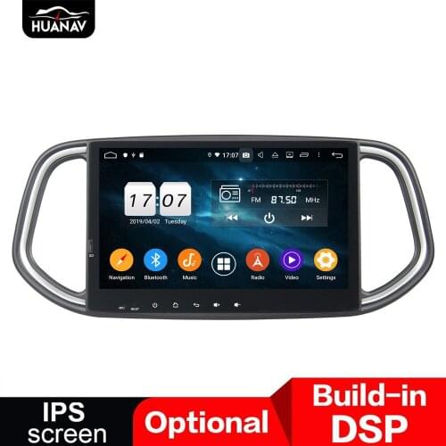 DSP Android 9.0 Car DVD Player GPS navigation For KIA KX3 2014-2017 Car auto radio stereo multimedia player head unit recorder