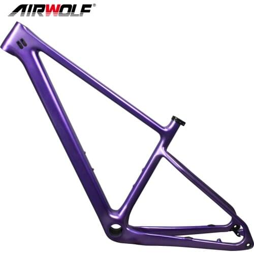 AIRWOLF XC Carbon Mtb Frame 29er Boost Thru Axle 148mm Disc Brake Rotor 160mm OEM Painting Logo Racing Mountain Bike Frameset