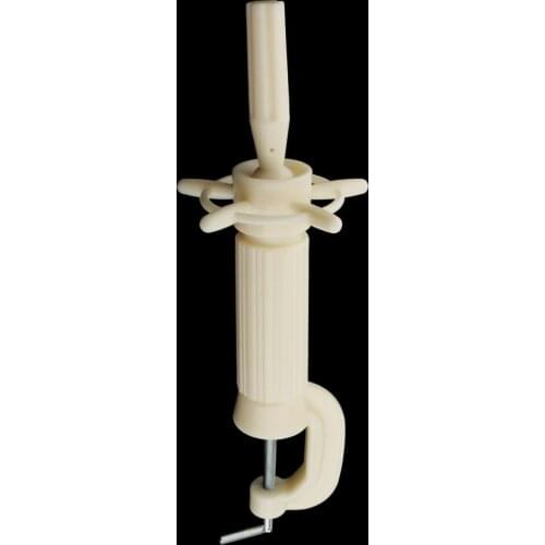 Hairdressing Cosmetology Mannequin Manikin Practice Head Holder Desk Table Clamp Clamp Stand Black Plastic White