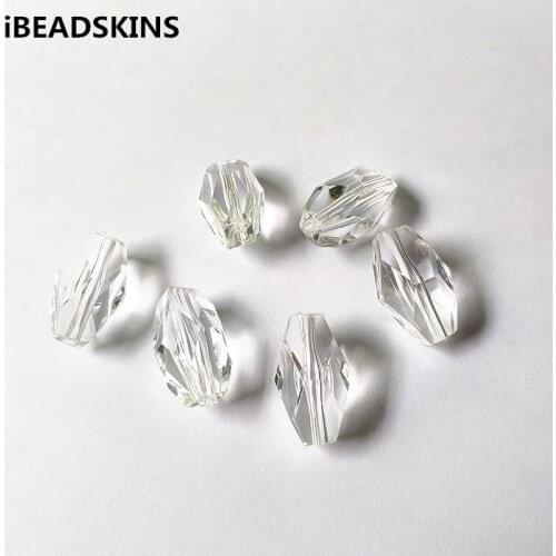 New arrival! 27x15mm 130pcs/lot Clear acrylic Faceted cylinder shape beads for Necklace,Earrings parts,hand Made Jewelry DIY