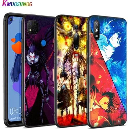 Silicone Cover Death Note Anime For Xiaomi Redmi 9T 9 9C 9A 9AT 9i 8 8A 7 6 Pro 7A 6A 5 5A 4X Plus Phone Case