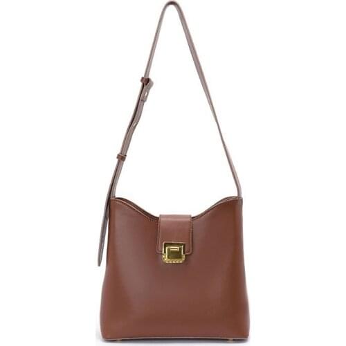 Genuine Leather Business Shoulder Female Bag High Quality Fashion Luxury Crossbody Bags for Womens 2021 New Designer HandBag