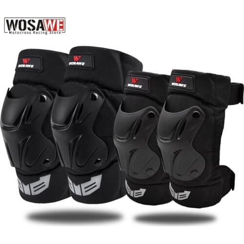 WOSAWE Motorcycle Protective Knee Pad Elbow Pad moto Off-road Motocross Protection Gear Body Guard Bicycle mtb Protector