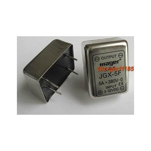 10 pcs JGX-5F DC-AC PCB SSR In 3-32VDC,Out 0-380VAC 5A Solid State Relay
