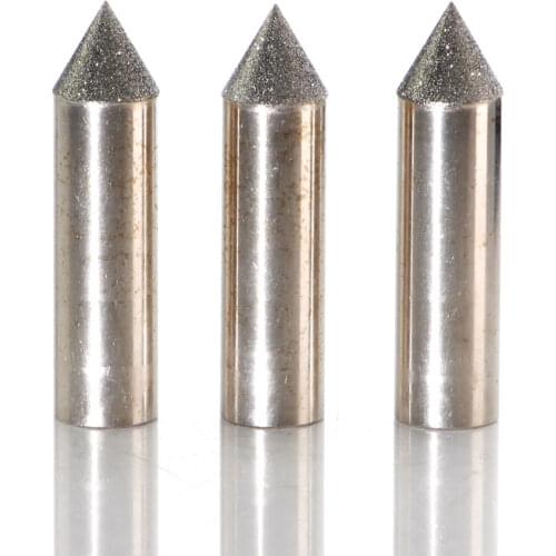 10pcs Electroplated diamond mounted points CBN grinding tools sharp arrow head abrasive tools