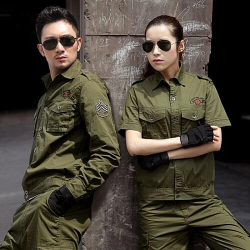 2017 Military Uniforms Tactical Army Green Clothing Camouflage Uniforms Men Outdoor Military Training Suits