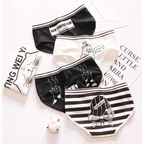 3pcs/lot cotton panties Girl 2019 briefs panties for women Mid-Rise Sexy lingerie women seamless panties shorts culotte
