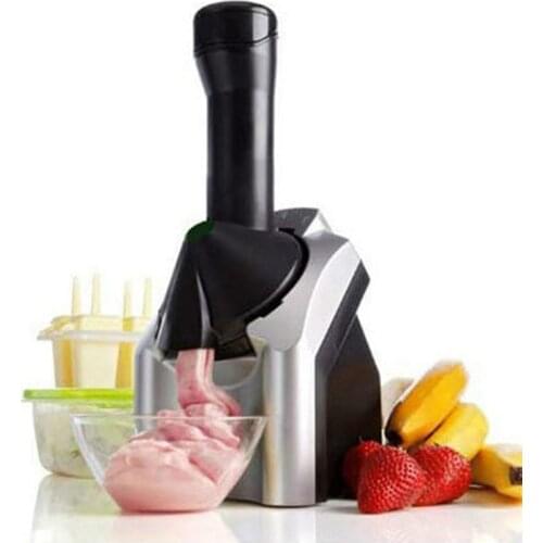 Automatic Ice Cream Maker Electric Frozen Fruit Dessert Icecream Pressing Machine Frozen Yogurt Milkshake Squeezer EU Plug