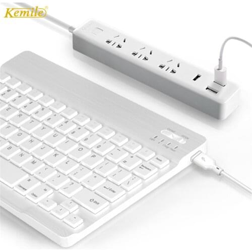 Russian Spanish 10" Bluetooth Keyboard for iPad 2018 Pro 11 12.9 10.5 Air 3 10.5 Mini 5 3 4 for iPad Keyboard Wireless Teclado