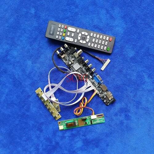 Digital DVB 1-CCFL 30-Pin LVDS USB VGA HDMI-compatible KIT For B141XG05/B141XG08/B141XG09/B141XG10/B141XG13 Drive Board 1024*768