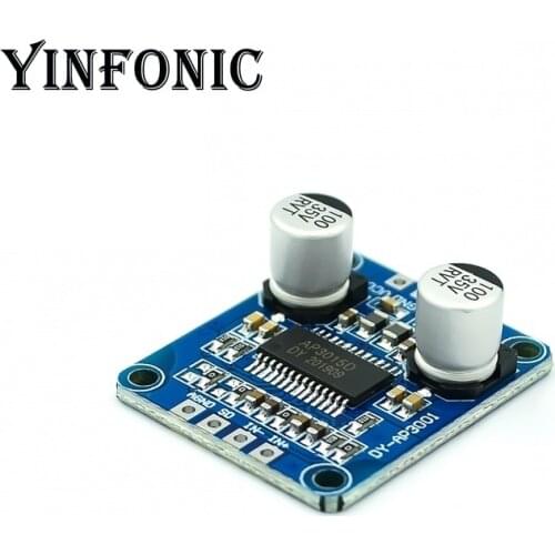 Digital Power Amplifier Board Module Class D 10W/20W/30W DC High Power Mono 12V 24V PWM vDY-AP3001