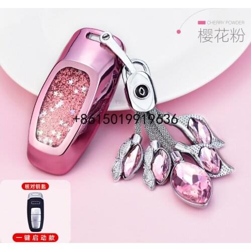 For audi A6L A6 A7 A8 A8L 2019 tpu Key Cover CAR holder case key Free shipping