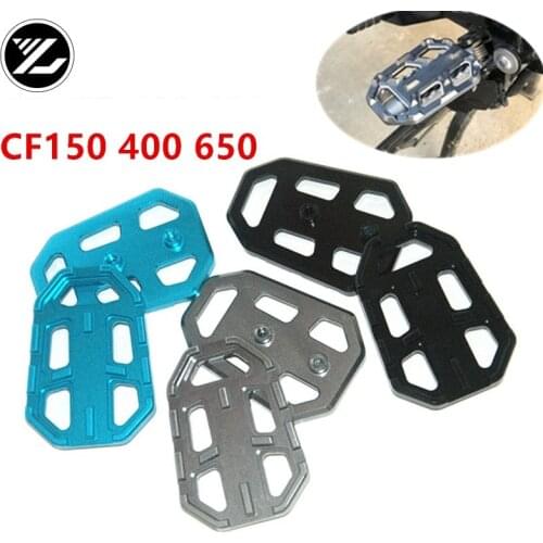 For CF NK150 250 400 650 Motorcycle Billet MX Wide Foot Pegs FootRest Footpegs Rests Pedals