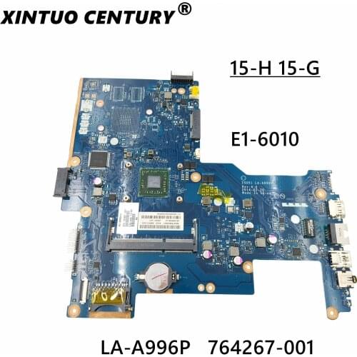 For HP 15 15-G 255 G3 15Z-G000 Laptop Motherboard 764267-001 764267-501 764267-601 LA-A996P with EM60 notebook pc 10 E1-6010