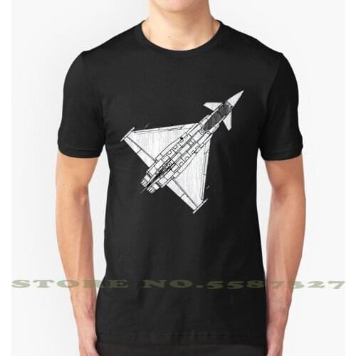 Eurofighter Typhoon Summer Funny T Shirt For Men Women Eurofighter Typhoon Jet Fighter Plane Airplane Air Force Europe