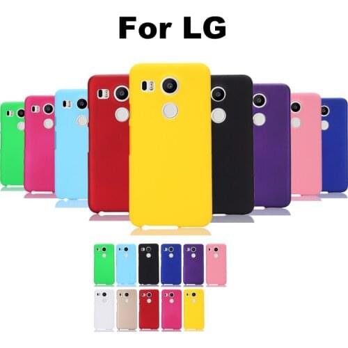 Cute Candy Matte Hard Plastic Phone Case For LG K61 PIXEL 3AXL 6 PLUS 5A 5 3A 5XL 4A K41S 4XL 4 STYLUS 5 K40 V50 Shockproof Case