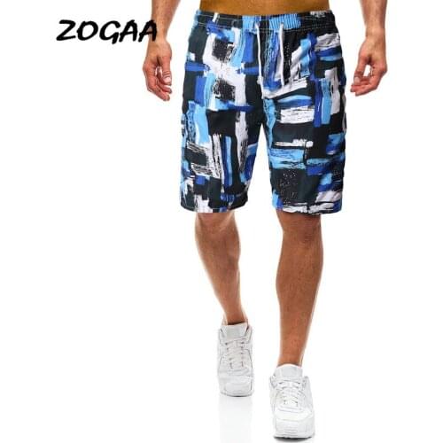 ZOGAA Beach pants Multicolor Quick drying Swim Beach Shorts Quick Dry Mens Surf Board Shorts Random Pants summer Swimming