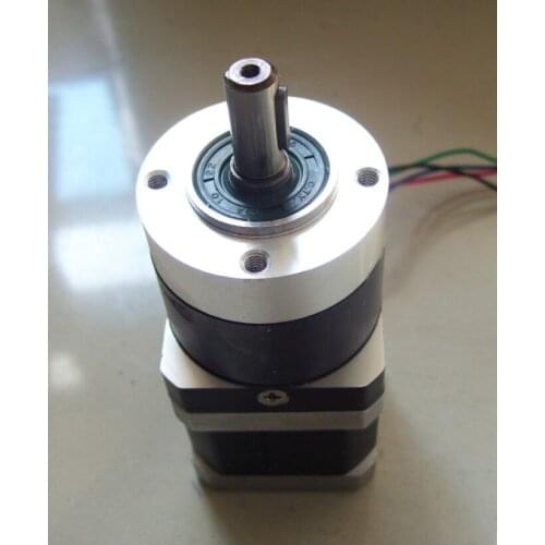 NEMA17 42mm Planetary Gear Stepper Motor kits Speed Ratio 50:1 Motor Length 63mm 1.5A 0.75Nm 4 Wire for DIY CNC Router Brand New