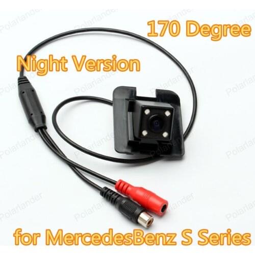Polarlander NEW Origianl for Me-rce-des-Be-nz S series 170 Degree Rear View Camera License Plate Light Camera Night Version