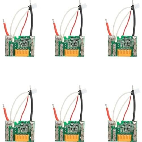New Makita 18V 3Ah 6Ah Bl1830 Bl1815 Bl1845 Bl1860 Bl1850 6Pcs Li-Ion Battery Pcb Charging Protection Circuit Board