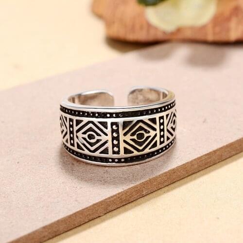 Personality Exaggerated Gothic Round Rings For Women Charm Engagement Jewelry Girls Open Finger Knuckle Rings