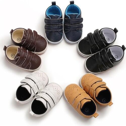 AutumnNew Baby Shoes Retro Leather Boy Girl Shoes Soft Flat Sports Shoes Infant Casual First Walkers Infant Newborn Moccasins