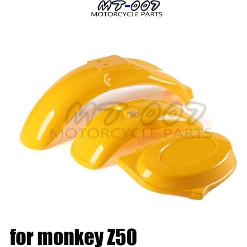 Front Rear Fender Guard with left fender For Honda Monkey Z50 Z50R 50J Z50 Gorilla Bike Motorcycle Parts