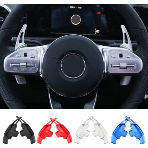 Paddle Shift For Mercedes-Benz B Class W247 MB B180 B200 B200d 2015 2017 2018 2019 2020 Car Steering Wheel shifter DSG stickers