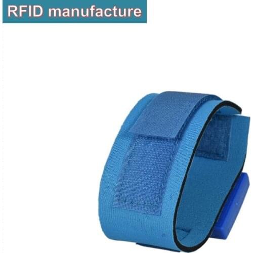 Adjustable UHF 860Mhz-960Mhz Passive RFID waterproof Bracelet Wristband Tag foot ankle tag 1-5m distance for sports race