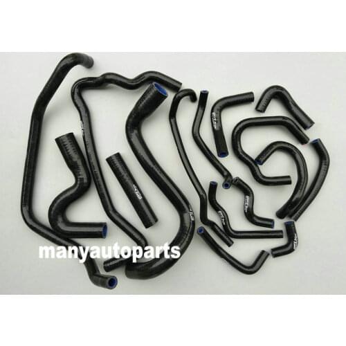 Silicone Radiator HOSES FOR NISSIN N15 B14 CHASSIS GA16DE ENGING DRESS KIT BLACK