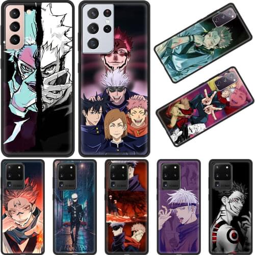 Jujutsu Kaisen Manga Silicone Phone Case For Samsung Galaxy S20 FE 5G S21 Ultra S10e S10 S9 S8 S21 Plus Back Cover Coque Fundas