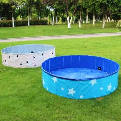 PVC Pet Dog Bath Tub Foldable Cat Dog Bathing Pool Portable Kitten Puppy Swimming Pool Comfort Pets Supplies