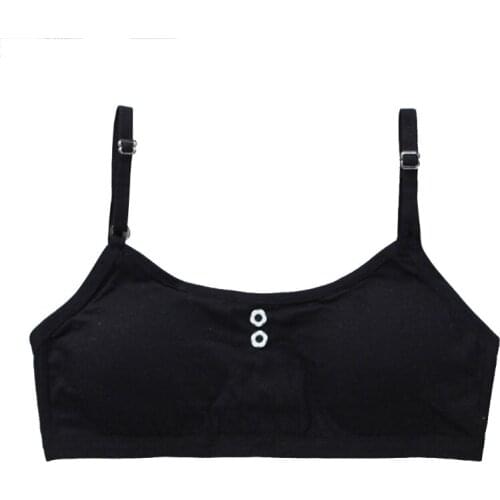 Teen Kids Girls Training Cotton Bras Underwear Lingerie Undies Undercloth Thin Strap Top Sleeveless Vest