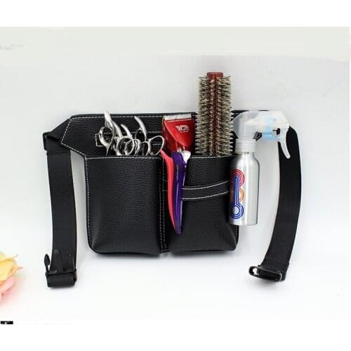 Hairdresser Barber Hair Scissors Bag Shears Bags Hairdressing Holster Pouch Case Pet scissors Bag Waist Belt Rivet Clips Bag
