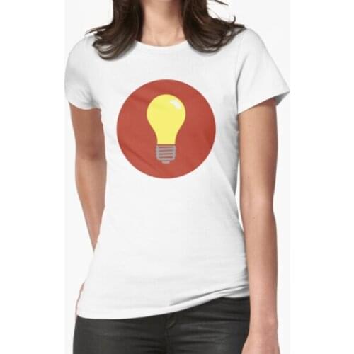 Light Bulb T-Shirt Print Top
