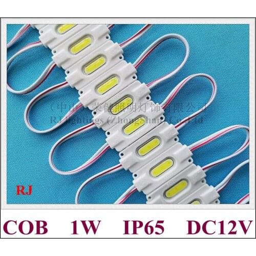 LED COB modules injection mini COB LED module waterproof LED back light backlight for sign DC12V 1W IP65 CE ROHS 40mm*15mm*5mm