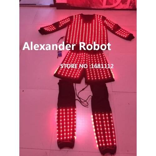 LED Costume /LED Clothing/Light suits/ LED Robot suits/ Kryoman robot/ ALexander robot