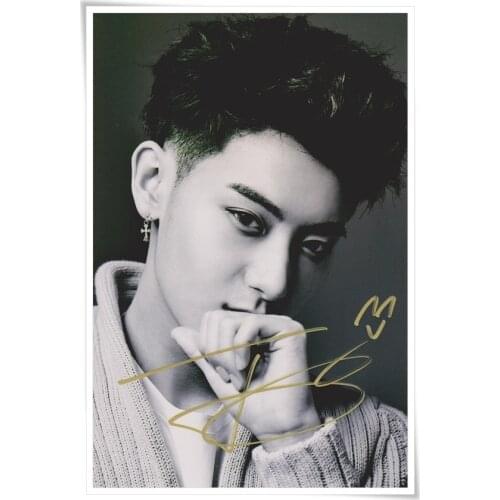 TAO Z.TAO autographed authentic signed with pen photo picture 4*6 collection gifts freeshipping 08.2016 04