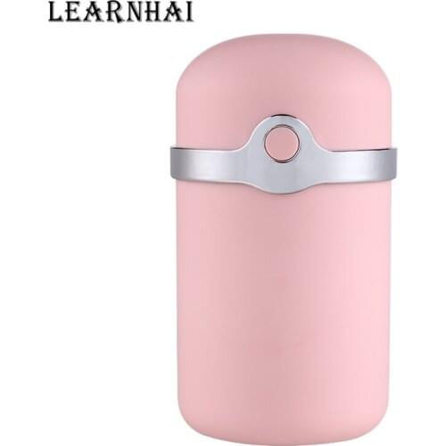 LEARNHAI 180ML Ultrasonic Cool Mist Humidifier Air Purifier With Seven Colors LED Night Light For Office Home And Car Use