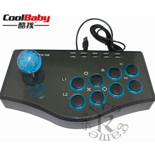 USB Wired GamePad for PC Game Controller Arcade Fighting Joystick Stick for PS3 Android Computer PC High Quality Game pad