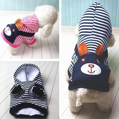 2019 Fashion Dog Clothes Spring Chihuahua Dog Coats Jackets Cartoon Hoodie Pet Dog Clothes For Small Dogs Cats Pets Clothing