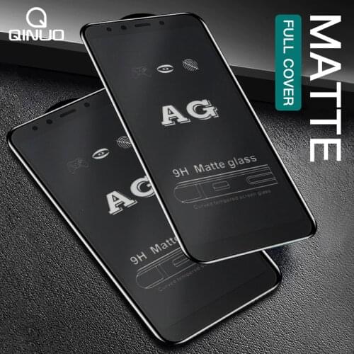 9D Matte Tempered Glass For Samsung Galaxy A6 A7 A8 Plus A9 2018 A51 A71 A21S Note 10 20 M10 M20 M31S Screen Protector Film