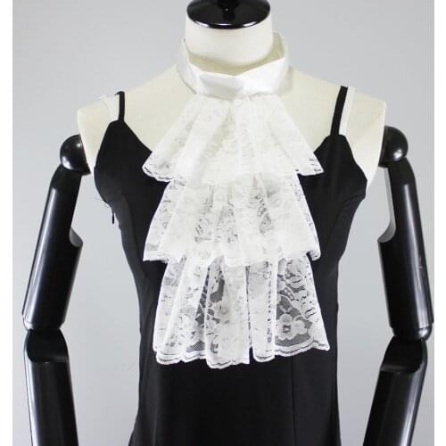 Women Lace Fake Collars Female Sweater Shirt Detachable Collars Girls Blouse Tops Necklace Shawl False Collar Decorative