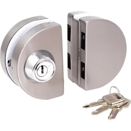 Entry Gate 10-12mm Glass Swing Push Sliding Door Lock With 3 Keys Shop