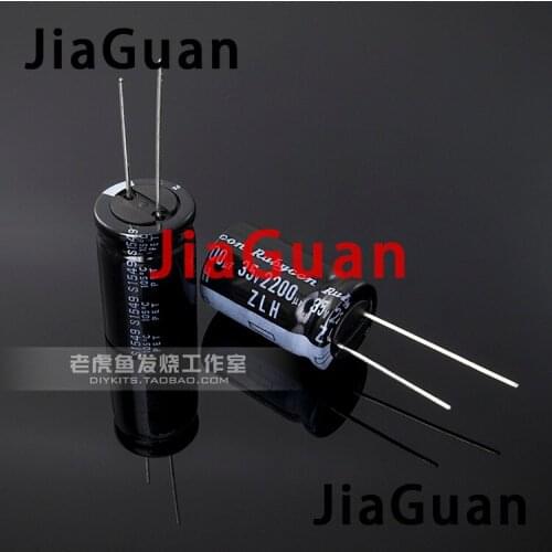 20PCS NEW RUBYCON ZLH 35V2200UF 16x25mm 105 degrees 2200UF/35V high frequency low resistance and long life zlh 2200uf 35v