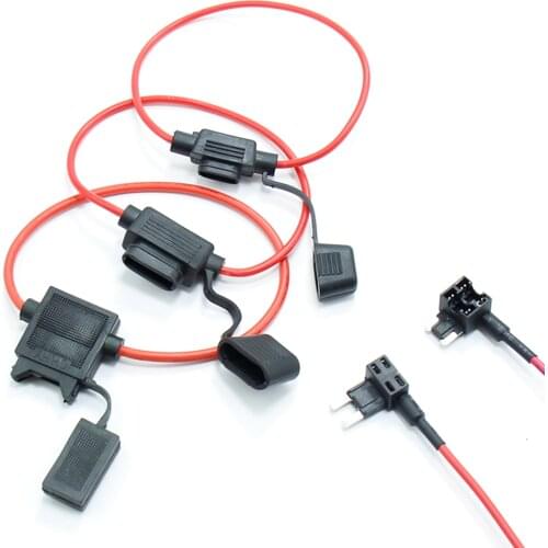 3PCS Motorcycles Trucks Cars Fuse Holder for Micro Mini Standard Blade Adapter High Temperature Resistant Waterproof Socket