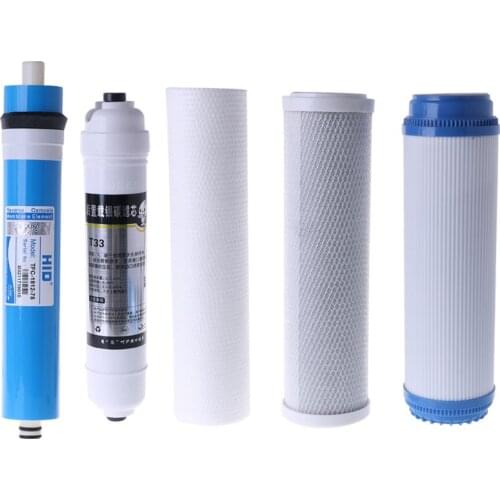 50 GALLON 10" Five-stage Reverse Osmosis Filter Set Water Purifier Element Cartridge