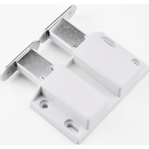 Silent Double Door Cabinet Door Catch Stopper Push-type Rebounder Square Push to Open Touch for Cupboard Furniture Hardware