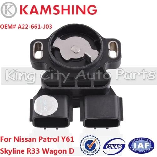 CAPQX 6Pin For Nissan Patrol Y61 Skyline R33 Wagon D TPS Throttle Position Sensor OEM# A22-661-J03 / A22661J03 / TPS A22-661 J03